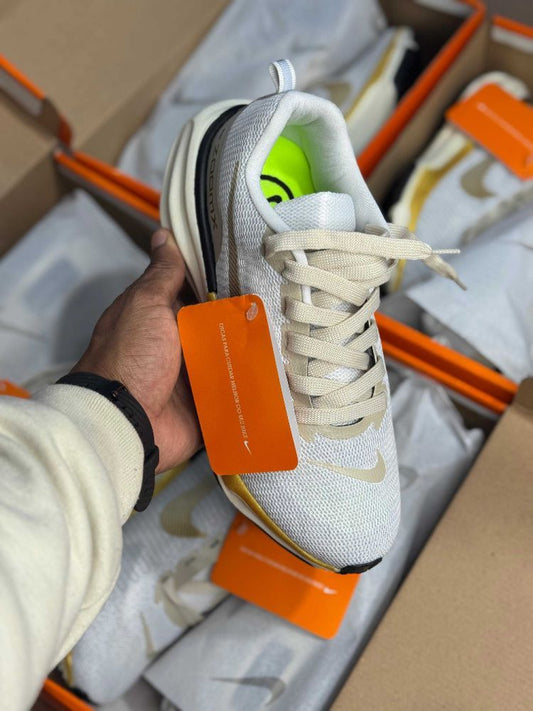 Nike ZoomX - (Linha Premium) x Branco/Dourado