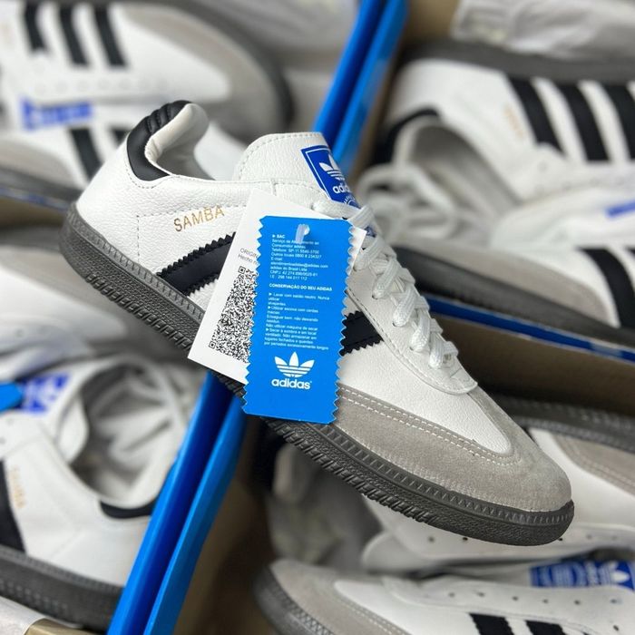 Adidas Samba Unissex (Linha Premium) x Branco/Preto