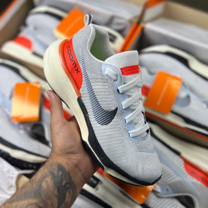 Nike ZoomX 04 - (Linha Premium)x Branco/Laranja