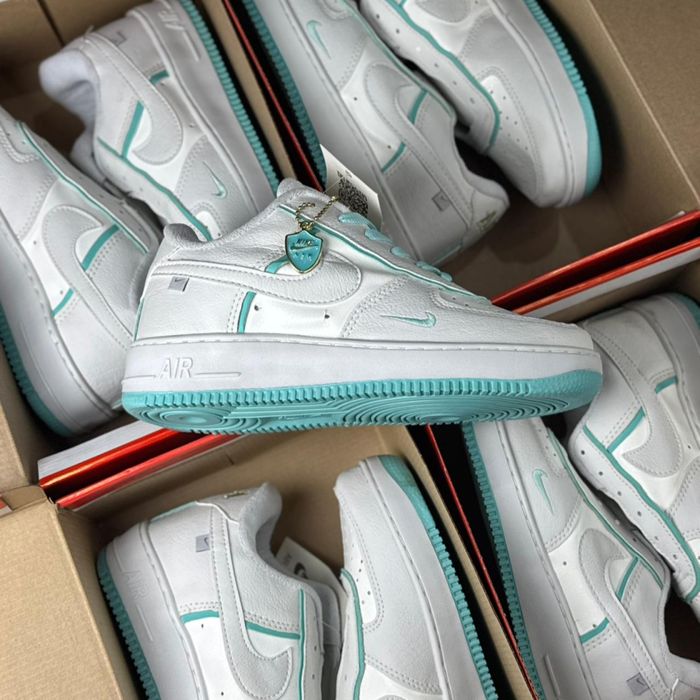 Air Force Sombra Branco/Verde agua