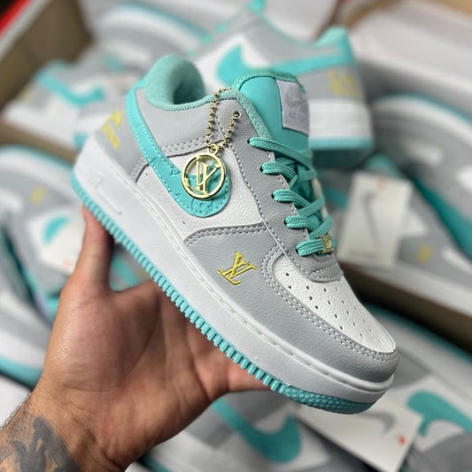 Air Force LV x Verde Água- (Linha Premium)