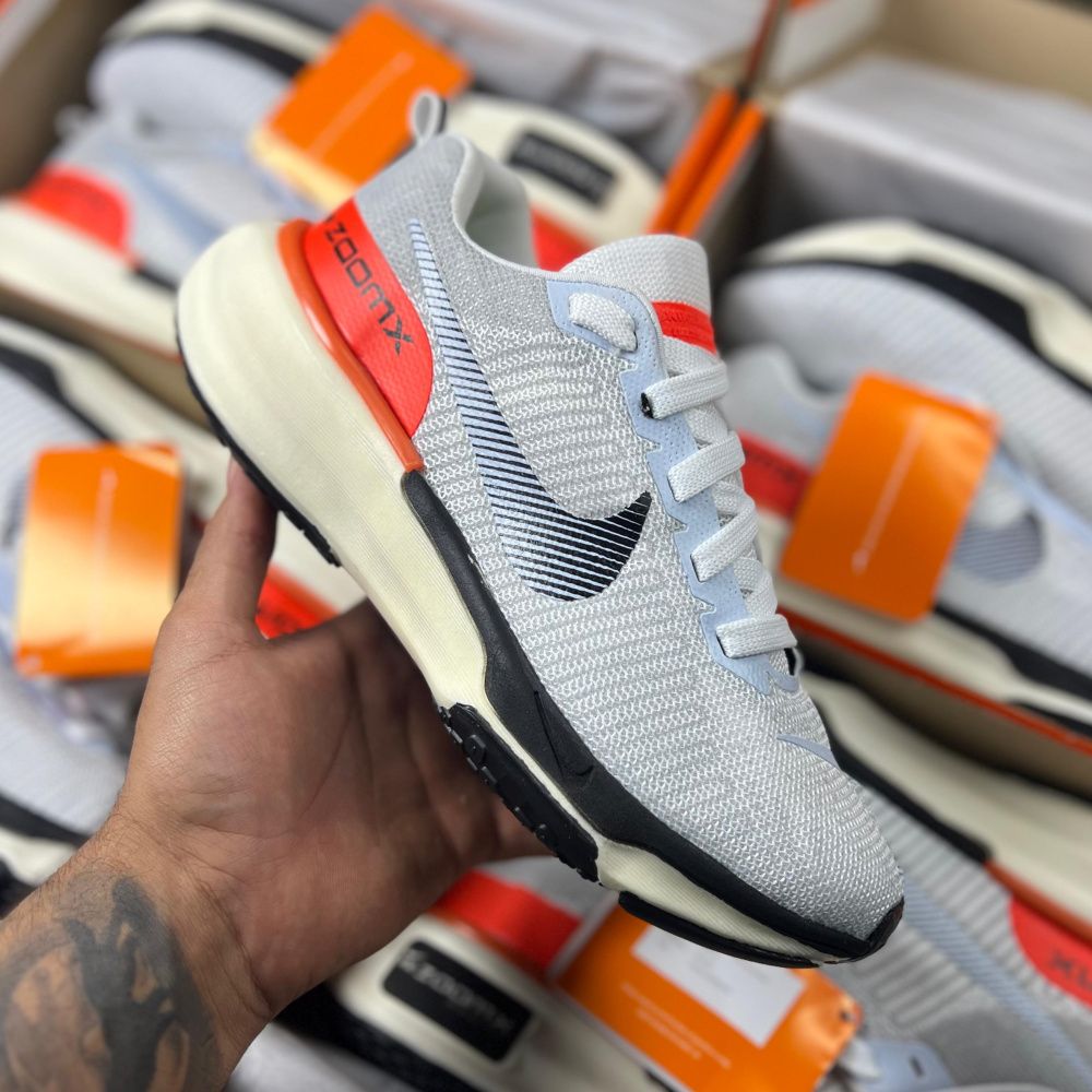 Nike ZoomX 04 - (Linha Premium)x Branco/Laranja