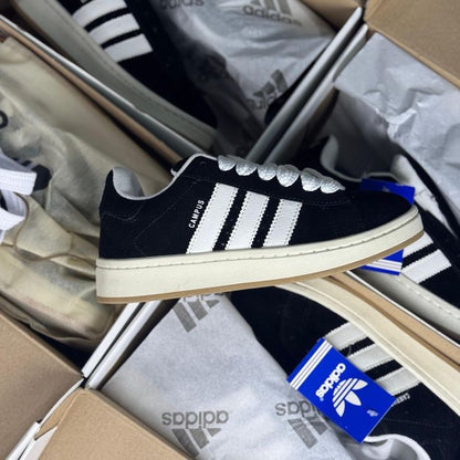 Adidas Campus Primeira Linha - Feminino/Masculino x Preto/Branco