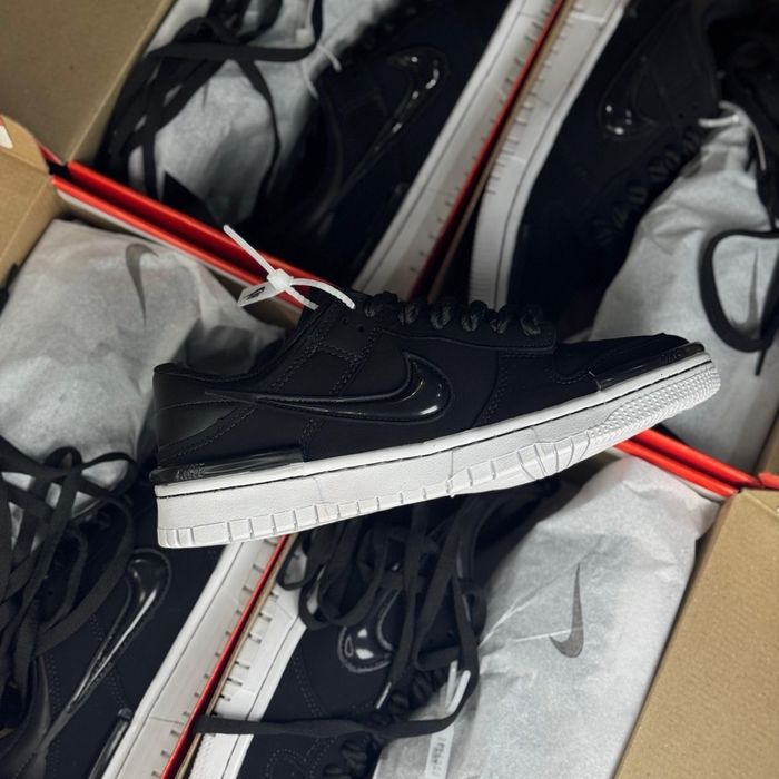 DUNK TWIST - Preto Nobuck