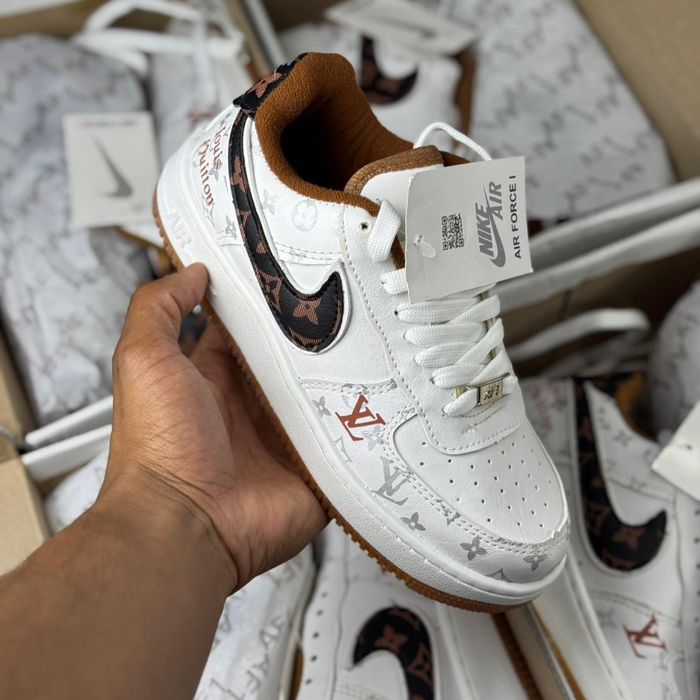 Air Force LV Branco/Café