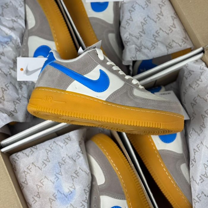 AIR FORCE PLATAFORMA ESTILO, ALTURA E CONFORTO EM UM SÓ TÊNIS! BRANCO/AZUL