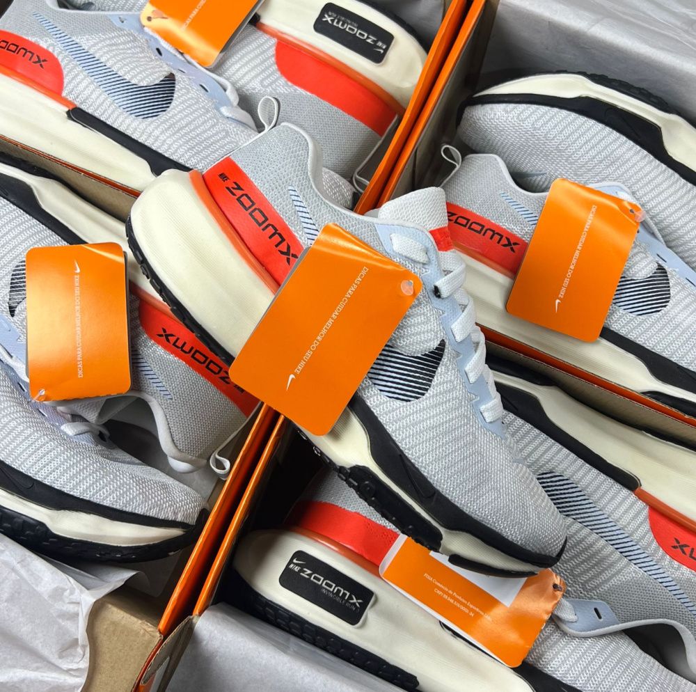 Nike ZoomX 04 - (Linha Premium)x Branco/Laranja