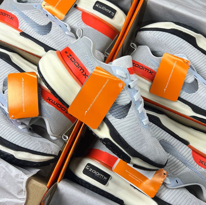 Nike ZoomX 04 - (Linha Premium)x Branco/Laranja