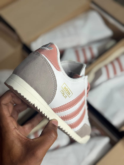 Adidas Itália (Linha Premium) branco x rosé